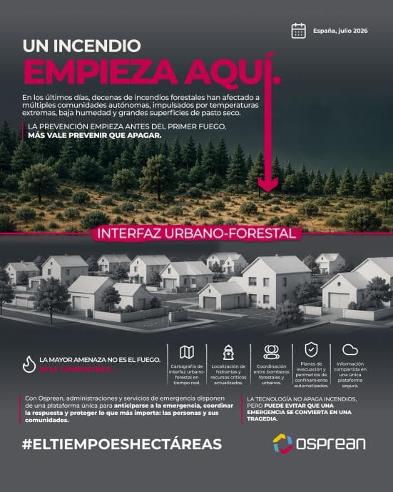 Infographic on the wildland-urban interface: the contact between homes and forest land