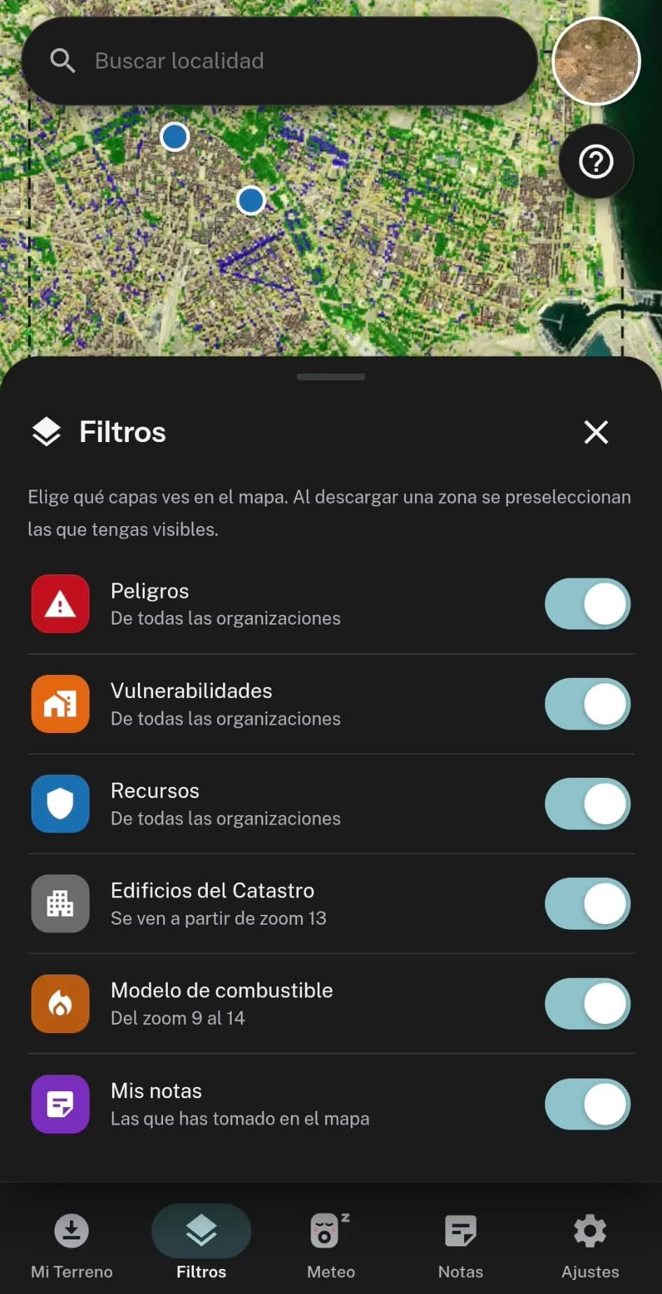 Captura · App de campo sin conexión