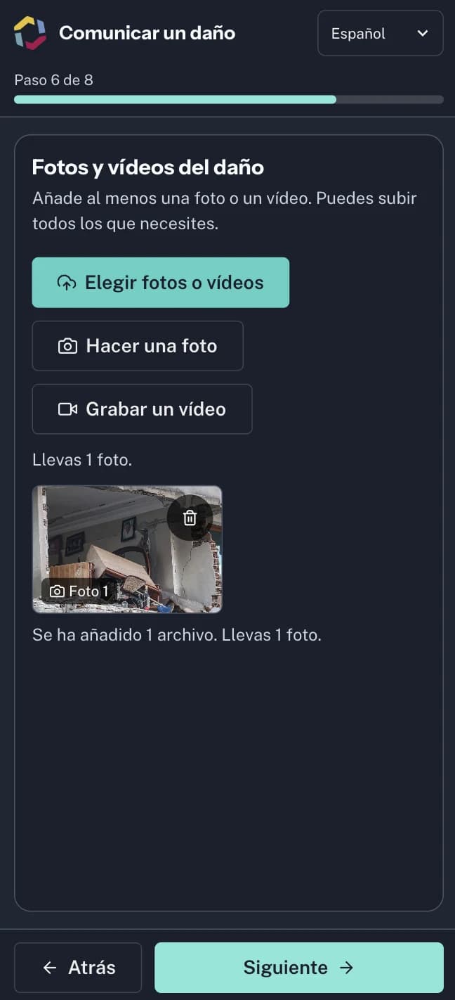 Screenshot · Citizen reports