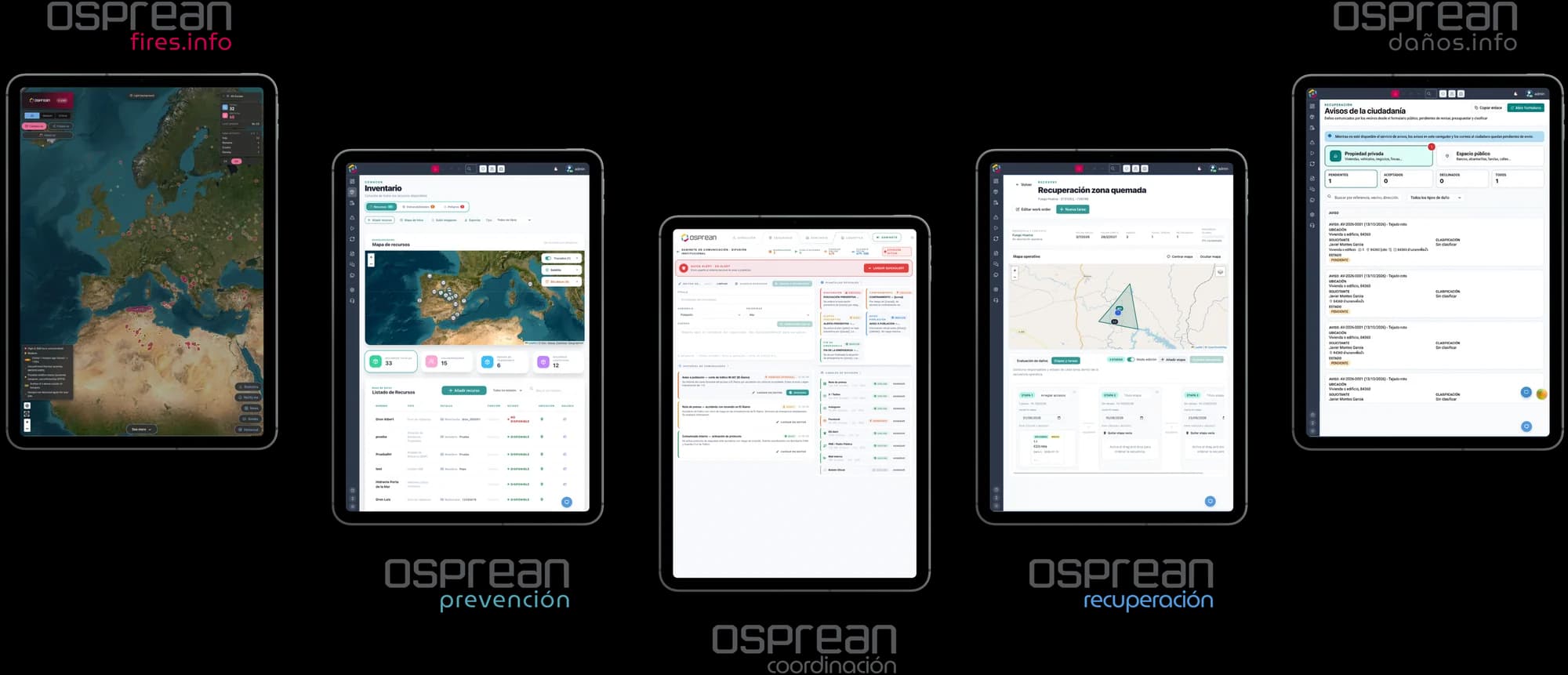 Screenshot · Osprean modules